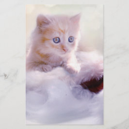 Jul Kitten Brevpapper