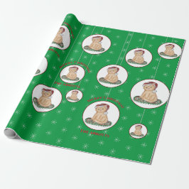Jul Kitten Cat Helgdag Gift Wrapping Papper Presentpapper