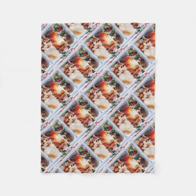 Jul Kitten Fleecefilt (Framsidan)