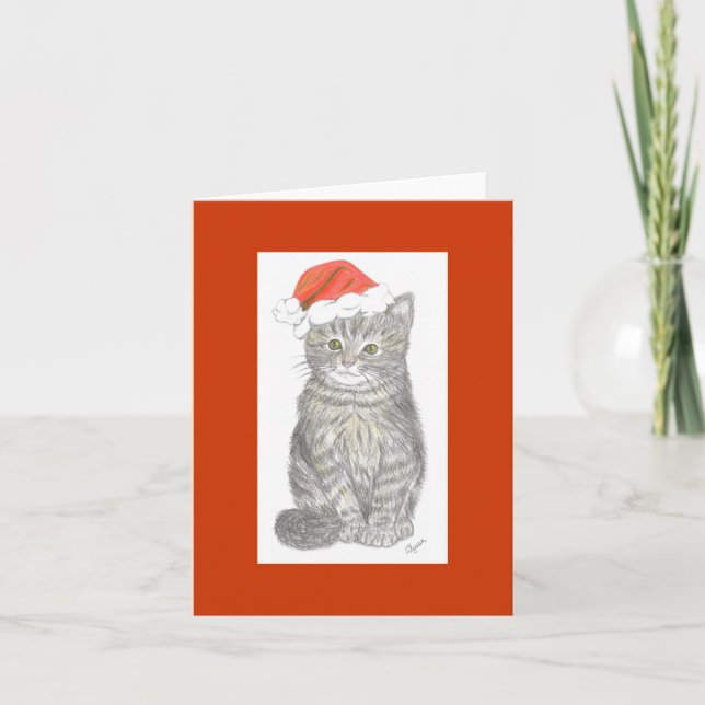 Jul Kitten inspirationskort Helgkort (Framsida)