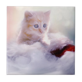 Jul Kitten Kakelplatta