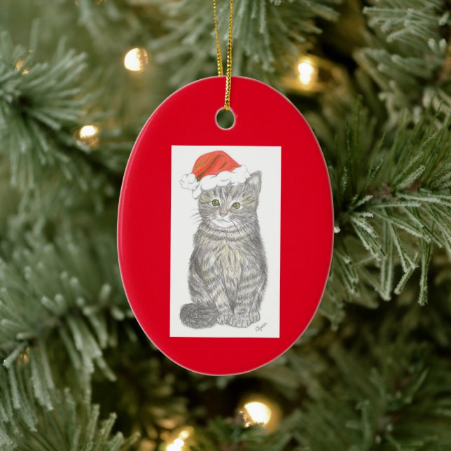 Jul Kitten Ornament (Träd)
