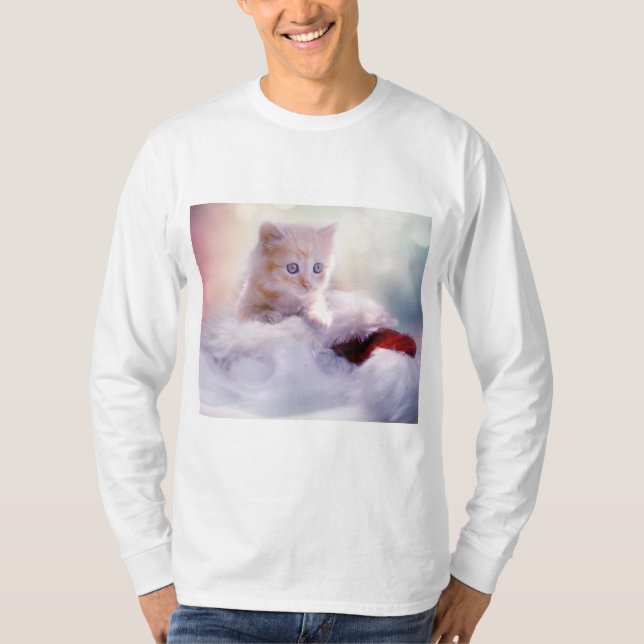Jul Kitten T Shirt (Framsida)