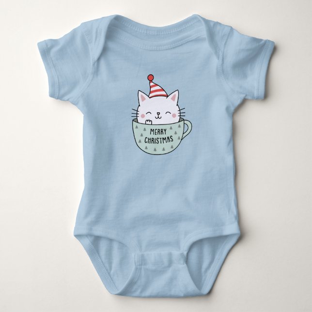 Jul Kitten T Shirt (Framsida)