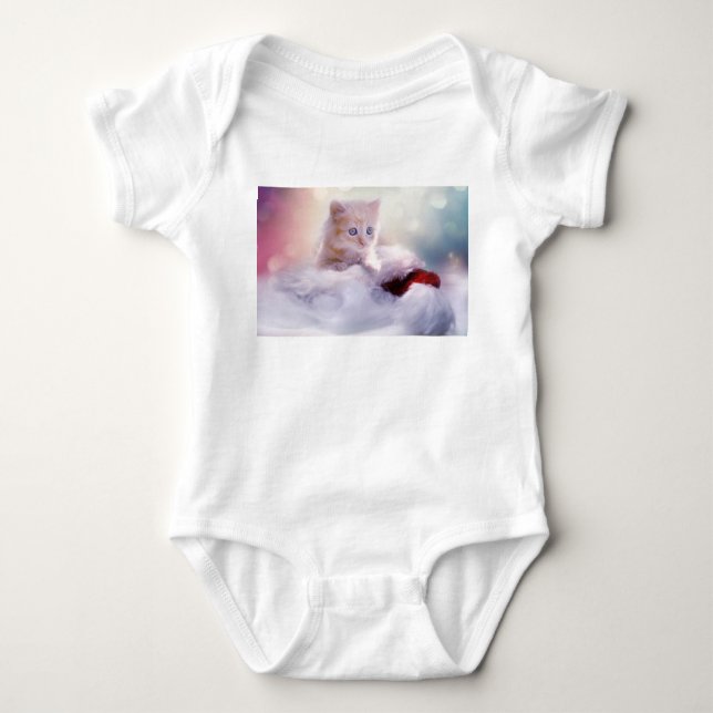 Jul Kitten T Shirt (Framsida)