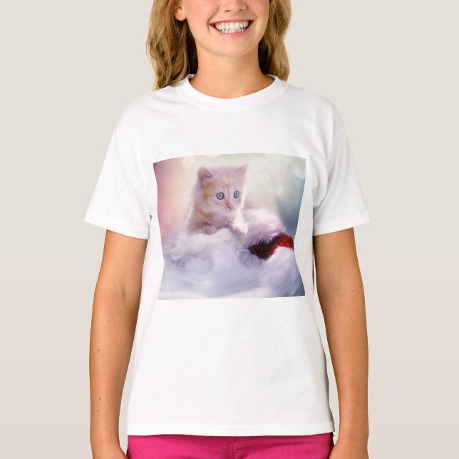 Jul Kitten T Shirt (Framsida)