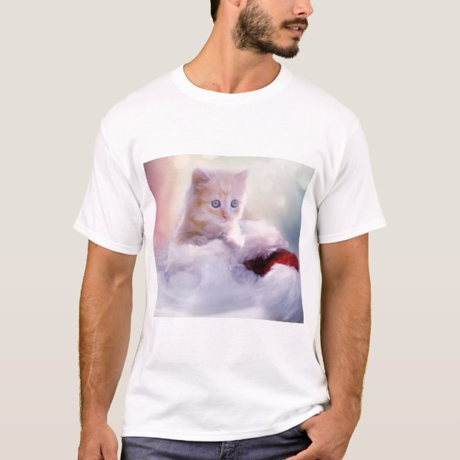 Jul Kitten T Shirt (Framsida)