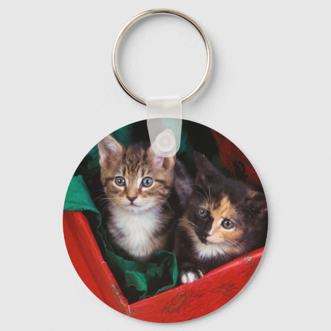 Jul Kittens Nyckelring (Framsida)
