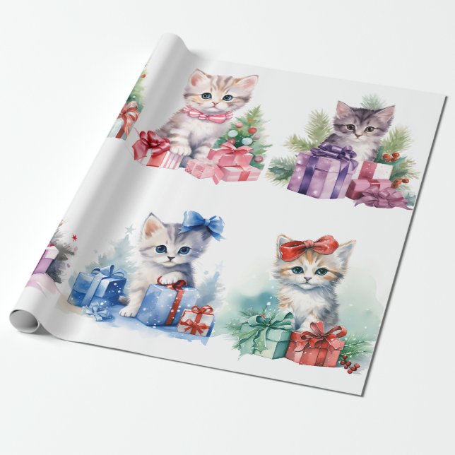 Jul Kittens Presentpapper (Utrullad)