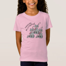 Jul Kittens Sjunga Personlig T Shirt