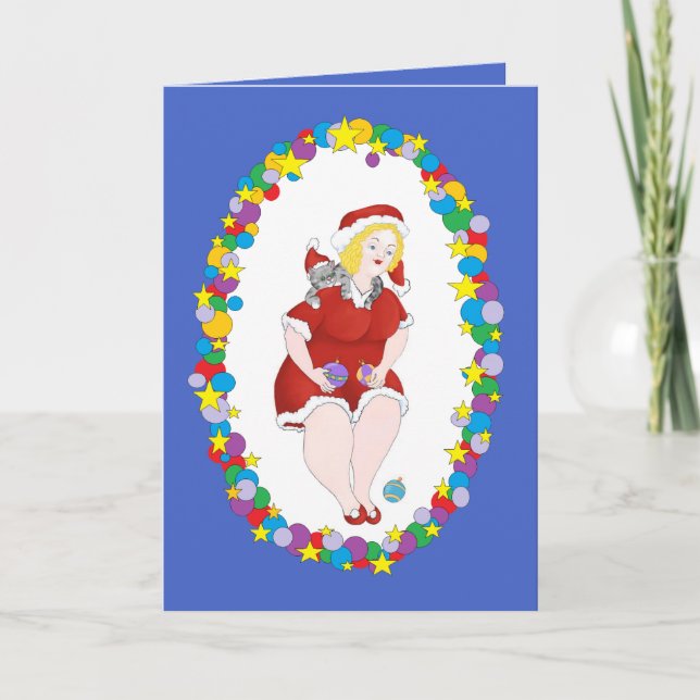 Jul Kitty Hjälpare Kort (Framsida)