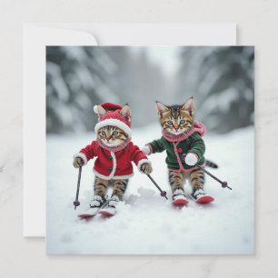 jul kitty kattmas kort