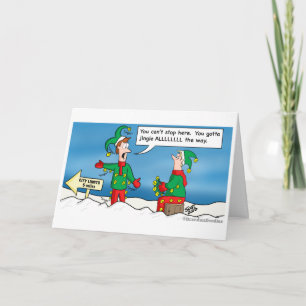 Jul - klirr hela vägen helgkort