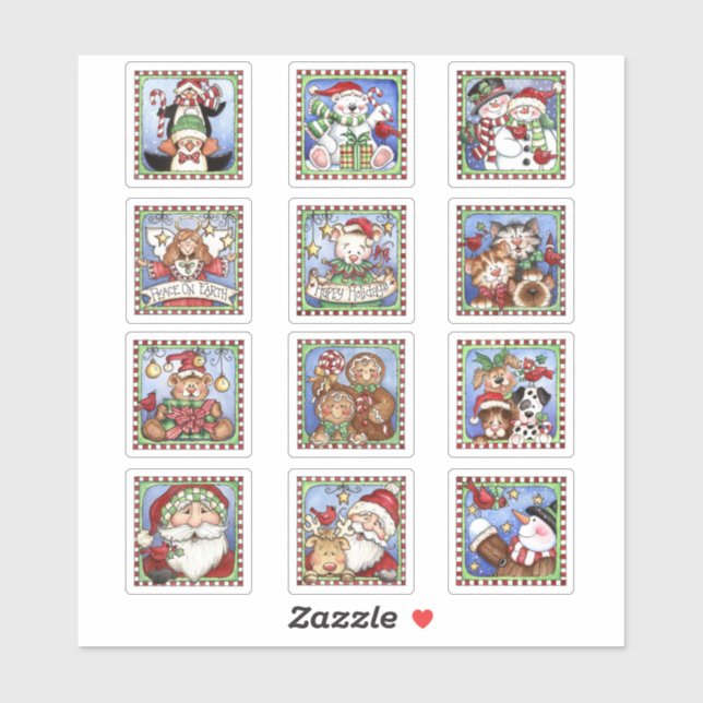 Jul Klistermärken (Ark)