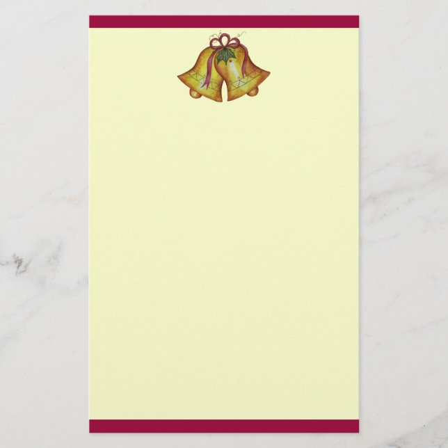Jul Klockor Stationery Brevpapper (Framsida)