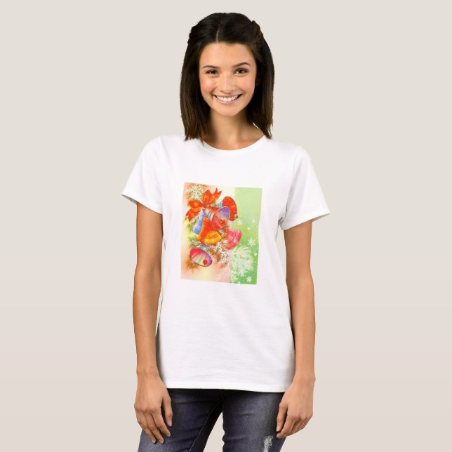 Jul klockor t shirt (Hel framsida)