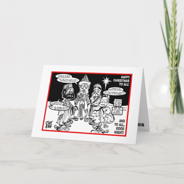 JUL: "KLOK MANAR ", HELGKORT (Framsida)