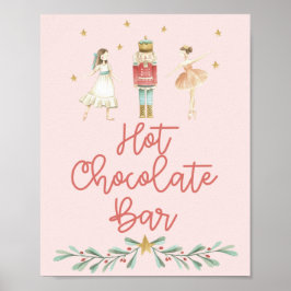 Jul Knäckande Varm Choklad Bar Rosa Affisch