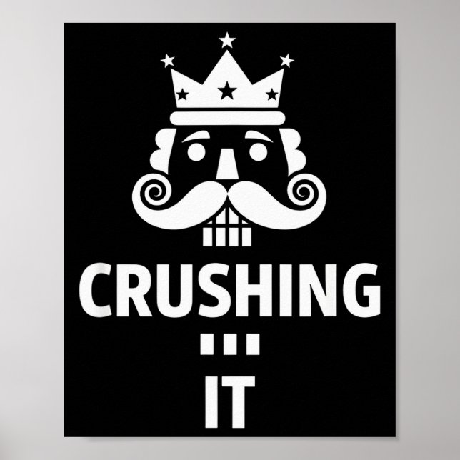 Jul Knäcker Det Nötknäppare - Rolig Retro Ful Poster (Framsidan)