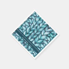 Jul Knitted-Personlig Pappersservett