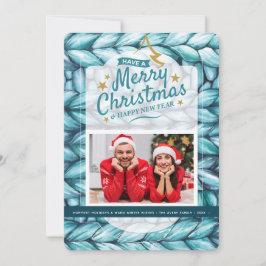 Jul Knittsämfoto Julkort