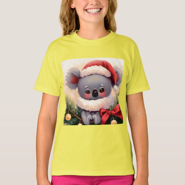 Jul Koala 4 T Shirt (Framsida)