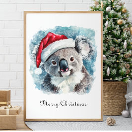 Jul Koala, anpassadet Poster