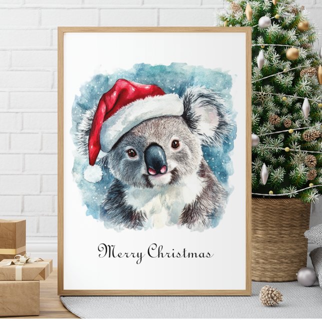 Jul Koala, anpassadet Poster (Skapare uppladdad)