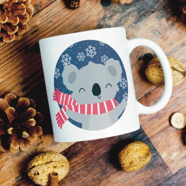 Jul Koala Björn Mugg Vinter (Skapare uppladdad)