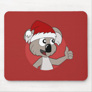 Jul koala tecknad datormusunderlägg musmatta