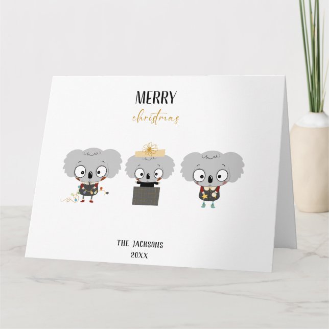 Jul Koalas Kort (Framsida)