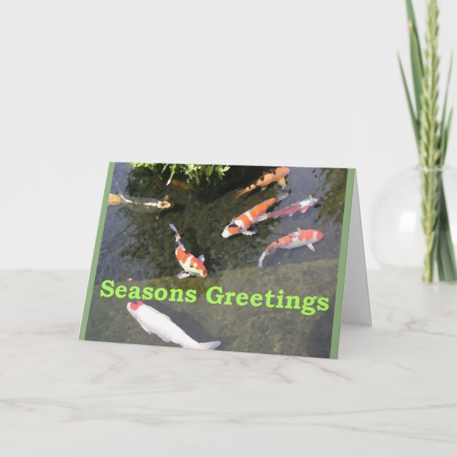 Jul Koi Helgkort (Framsida)