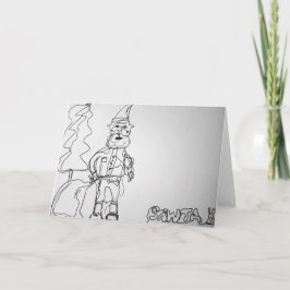 Jul Konturteckning Kort