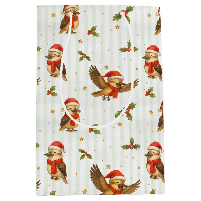 Jul Kookaburra Watercolor Gift Bag (Framsidan)