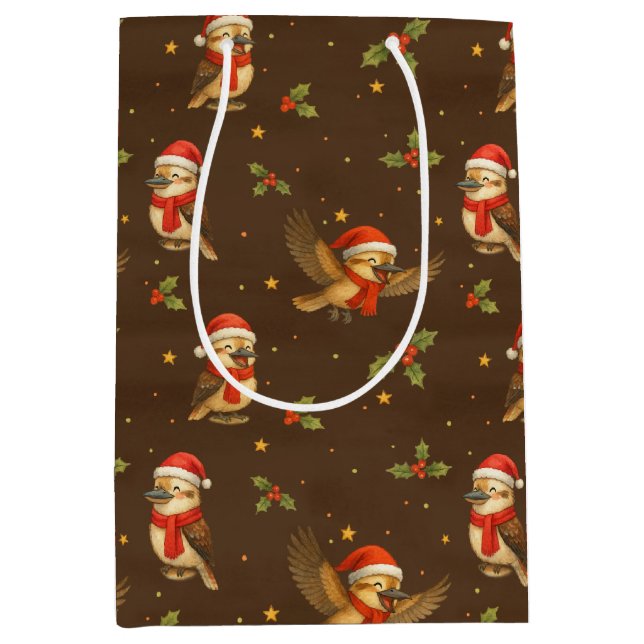 Jul Kookaburra Watercolor Gift Bag (Framsidan)