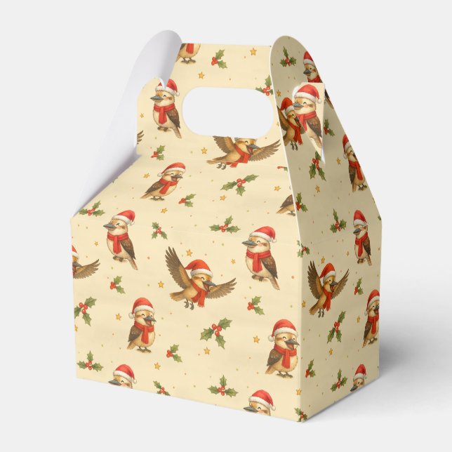 Jul Kookaburra Watercolor Presentaskar (Framsidan Sidan)