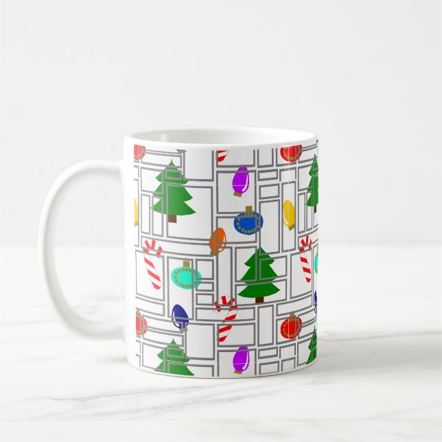 Jul, kort jul kaffemugg (Vänster)
