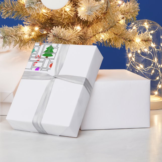Jul, kort jul presentpapper (Helgdagar)