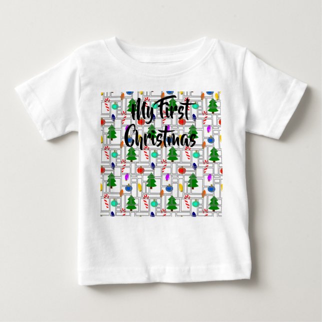 Jul, kort jul t shirt (Framsida)