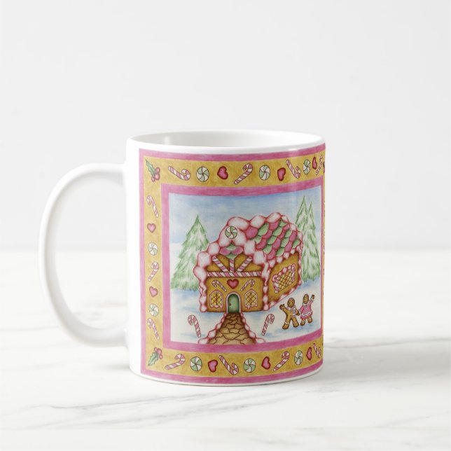 Jul Köttkaka Hus Kaffe Mugg Present (Vänster)
