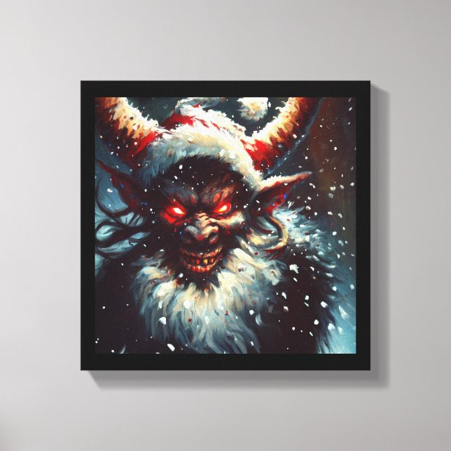 Jul Krampus 1 Canvastryck (Framsida)