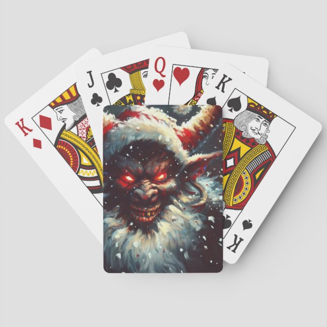 Jul Krampus (1) Casinokort (Baksidan)
