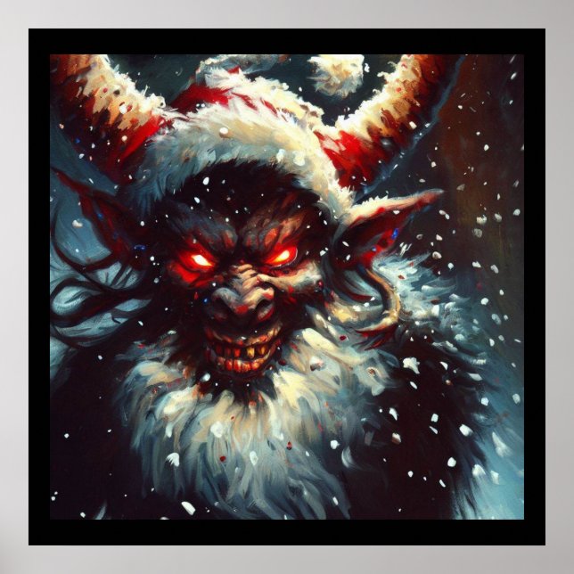 Jul Krampus 1 Poster (Framsidan)