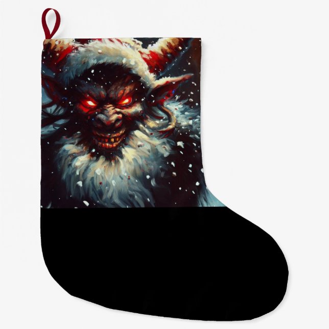 Jul Krampus 1 Stor Julstrumpa (Framsidan)