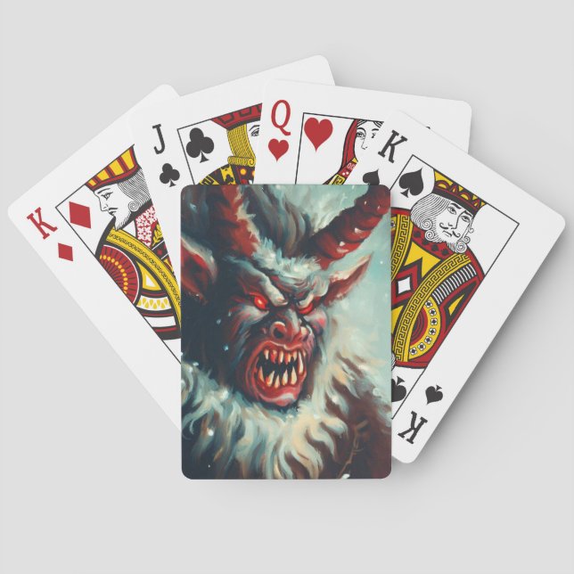 Jul Krampus (3) Casinokort (Baksidan)