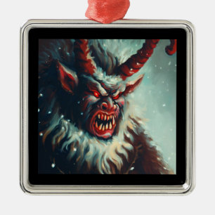 Jul Krampus 3 Julgransprydnad Metall