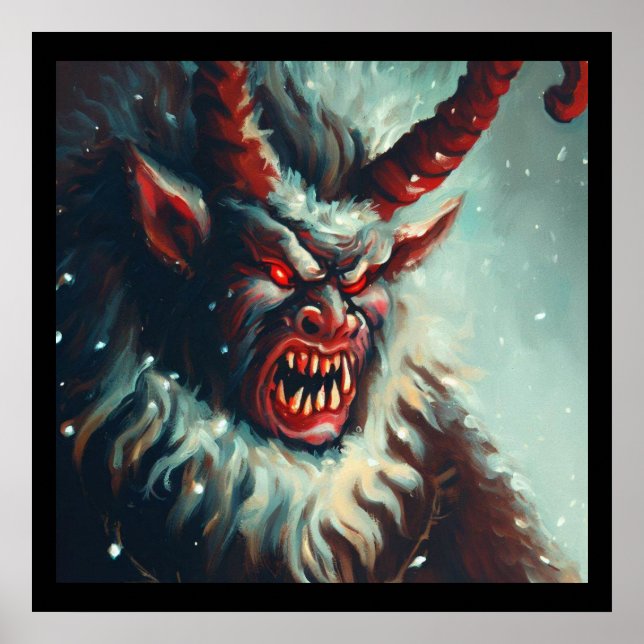 Jul Krampus 3 Poster (Framsidan)
