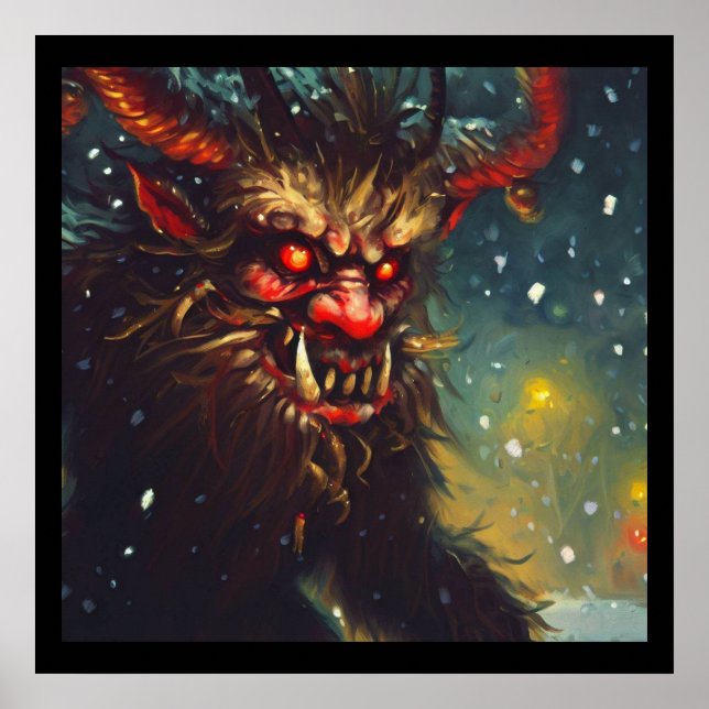 Jul Krampus 4 Poster (Framsidan)