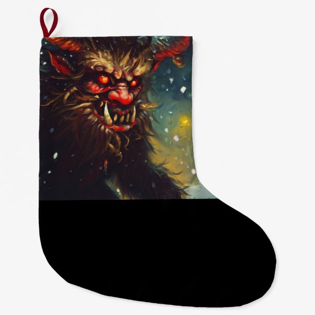 Jul Krampus 4 Stor Julstrumpa (Framsidan)