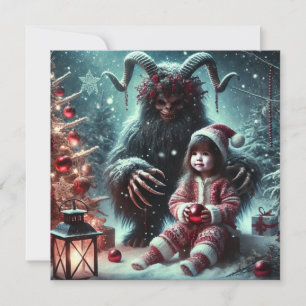 Jul Krampus Julkort